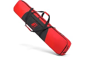 Tonesport Snowboard Bag For Air Travel - Padded Snowboard Bag - Waterproof and Fully Padded Snowboarding Travel Bag For Flying - Up to 165 CM Snowboards