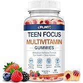 Teen Vitamins Methylated Multivitamin Gummies for Boys &amp; Girls, Kids 10-19 | Methylated Wellness Formula w/ Eye Health, Focus, Immune &amp; Daily Nutrition Support, Mixed Berry Flavor, 60 Gummies