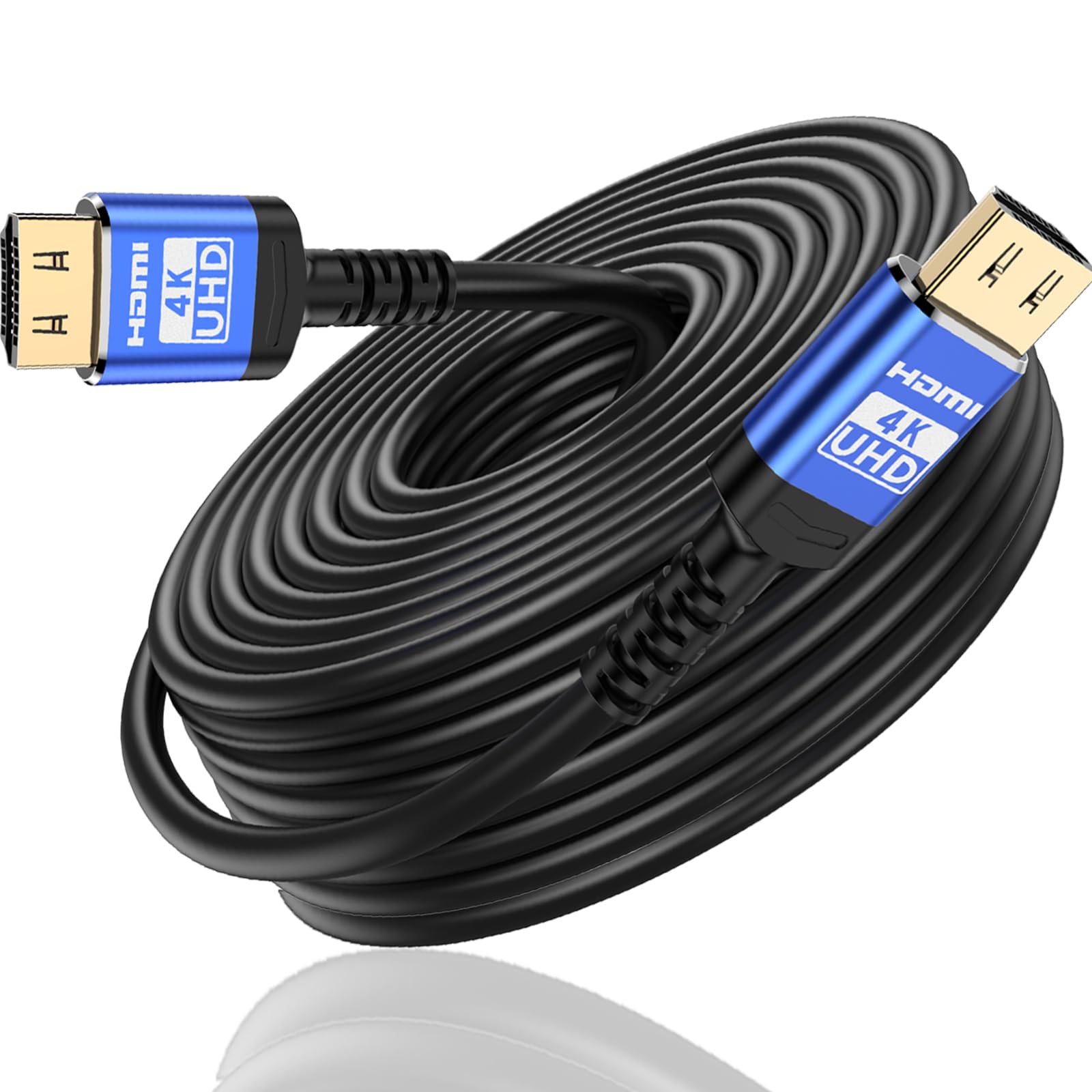 Photo 1 of Adrenenjoyer 75 ft hdmi Cable with Gripping Connectors,4k Ultra high Speed Ethernet 2.0 Flexible Cord Support 4K@60Hz HDR,HDCP2.2,ARC,3D and CEC for HDTV/PS4/3/Xbox/Monitor/Projector ect