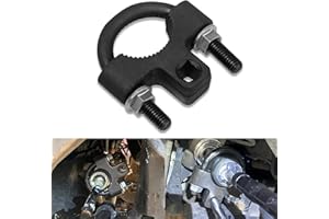 gunroil 1 Pack Car Inner Tie Rod Wrench, Durable Metal Automotive Tie Rod Installation Accessories, Waterproof Multifunction Vehicle Machine Wrench Tool, Universal for Most Cars (Black)