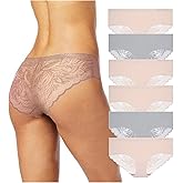Vince Camuto Women’s Hipster Underwear, Soft Seamless Lace, Breathable Ladies Panties, 3/6 Pack, Ropa Interior de Mujer