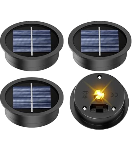 2 Pack 8cm 3.2in Solar Light Replacement Top Of Solar Lantern Outdoor Garden | UK - View #5