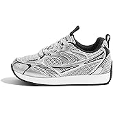 LUCKY STEP Kids Reteo Fashion Sneakers Girls Boys Breathable Mesh Tennis Casual Walking Shoes for Big&Little Kid and Toddler Athletic Trainers