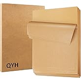 QYH 300 Pcs Parchment Paper Sheets for Baking, 8x12 Inches Unbleached Precut Parchment Paper for Baking Cookies, Frying, Air 