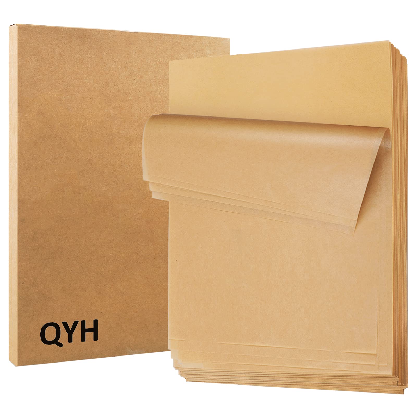 QYH 300 Pcs Parchment Paper Sheets for Baking, 8x12
