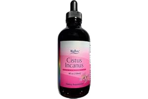 BioPure Cistus Incanus Herbal Extract – Wild Organic Cistus Incanus Tincture Rich in Antioxidants, Polyphenols & Bioflavonoids Great for Immune Function, The Gut, and Overall Wellness – 4 fl oz