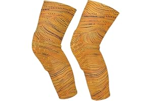 KLL Small Black Dots Orange protective wrestling knee pad knee sleeves，snowboard，running