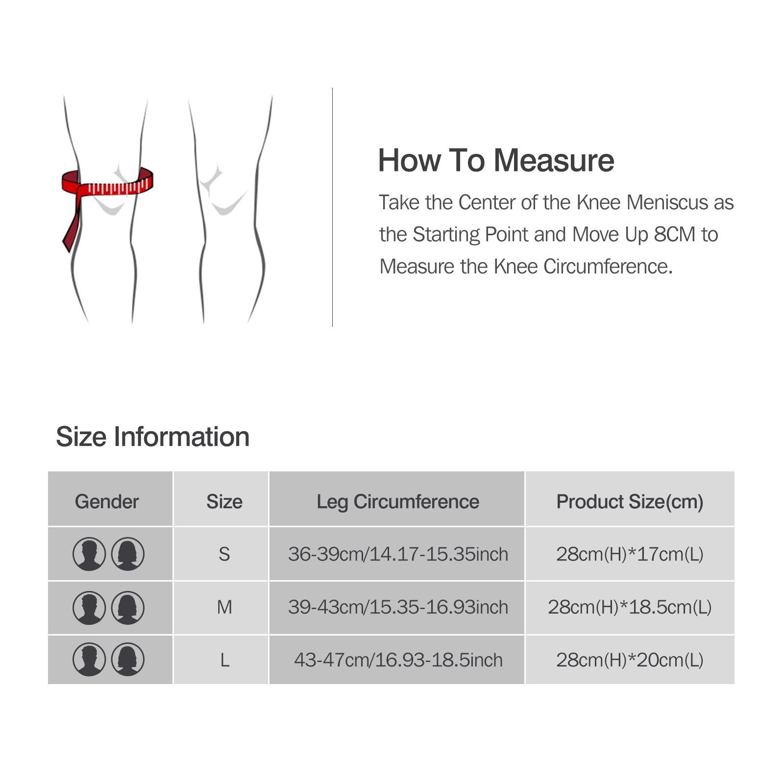 Camel Men\'s Knee Brace Compression Sleeve Breathable Quick-Dry Support for Running Basketball and Relief Arthritis Injury Recovery(Gray,M)