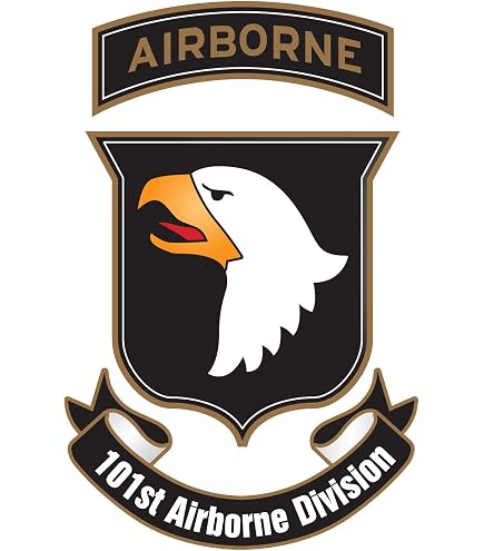 101st Airborne Division Vinyl Wall Decal | With Wings, Military Sticker, Custom Made, USA