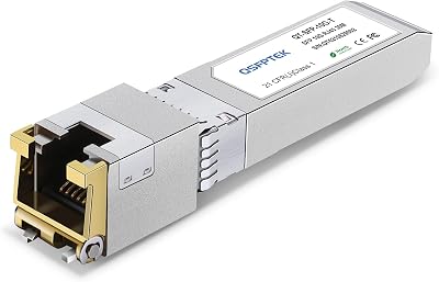 QSFPTEK 10G-T SFP+ to RJ45 Copper Module 10GBASE-T for SFP-10GE-T