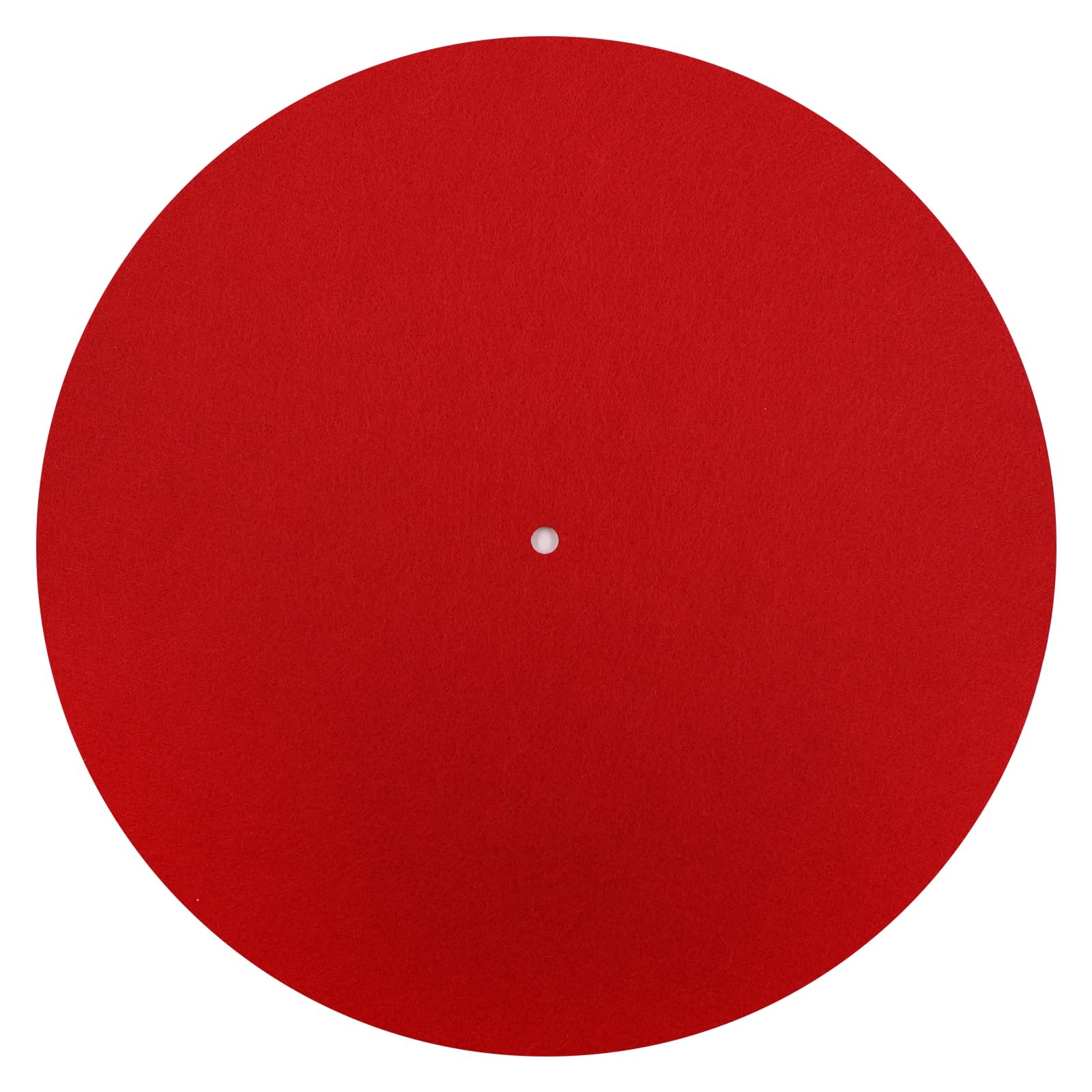 3mm Turntable Mat 12 Inch Slipmat Anti-Static for Viny Record Player High-Fidelity Audiophile Acoustic Sound Support (Red)