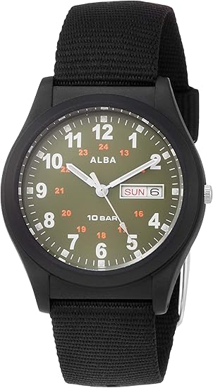 Amazon セイコーウォッチ 腕時計 アルバ スポーツ 日常生活用強化防水 10気圧 日付 曜日表記付 Aqpj408 ブラック メンズ腕時計 腕時計 通販