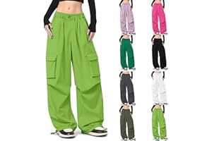 Kids Cargo Sweatpants Wide Leg Baggy Summer Hiking Long Pants Boys Girls Elastic Waist School Athletic Pants Clothes