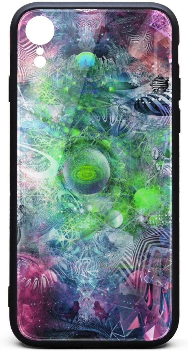 Amazon Com Phone Case For Iphone Xr Fashion Psychedelic Trippy Hippie Tempered Glass Black Anti Scratch Tpu Rubber Bumper Shock Cover For Mens Beautiful Women Back Cover