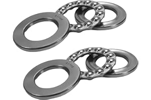DEEG 2 PCS 51206 Thrust Ball Bearing 30x52x16mm High Temperature Bearing Steel Thrust Bearing with Washer for Meat Grinder…