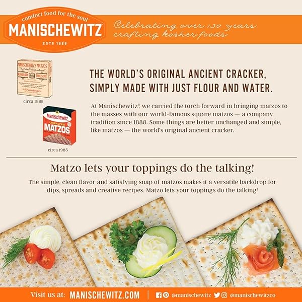 MANISCHEWITZ, MATZOS UNSALTED, 10 OZ