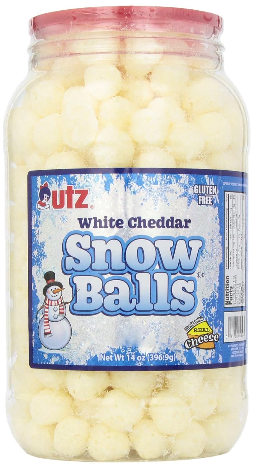 Utz cotton tails White cheddar Cheese ball snacks (041780043559)