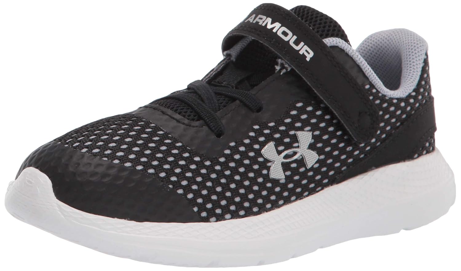 Under Armour Boy's Infant Impulse Sneaker, Black (001)/Mod Gray, 10