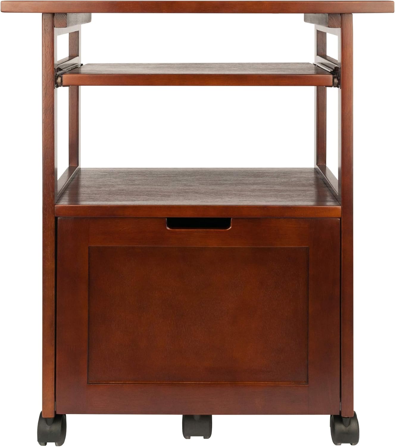 Winsome Piper Home Office, Walnut: Furniture & Decor