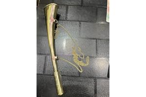 GENERIC Hunting Bugle Horn, with Brass chain, Hunting Helper for Hunters BY A.B.INSTRUMENT CO.