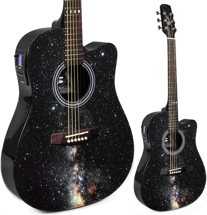 Lindo Galaxy Slim ElectroAcoustic Guitar with Integrated Tuner/Preamp