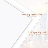 Koncci 30x40cm Canvas Painting 3mm 7pcs A3 Triple Primed Cotton Acid-Free view 4