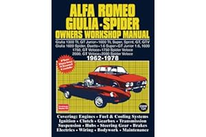 Alfa Romeo Giulia-Spider Owners Workshop Manual 1962-1978