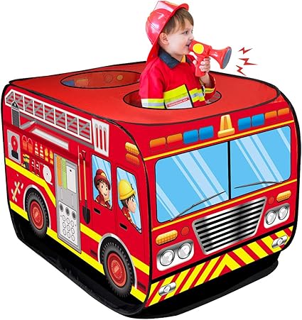 Fire Truck Pop Up Tent 2025