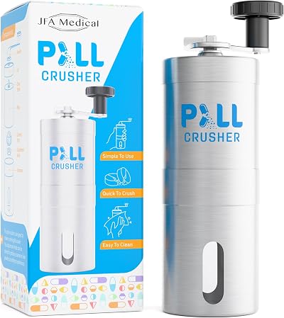 JFA Medical Pill Grinder/Crusher Crushes Tablets into Fine Powder