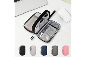 Digital accessory organizer bag, portable double-layer waterproof, suitable for a variety of digital accessories travel unive