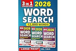 Word Search for Adults: 3-in-1 Collection (Volume 3): 300 Puzzles | 12,000 Words | Large Print Word Find Puzzle Book for Rela