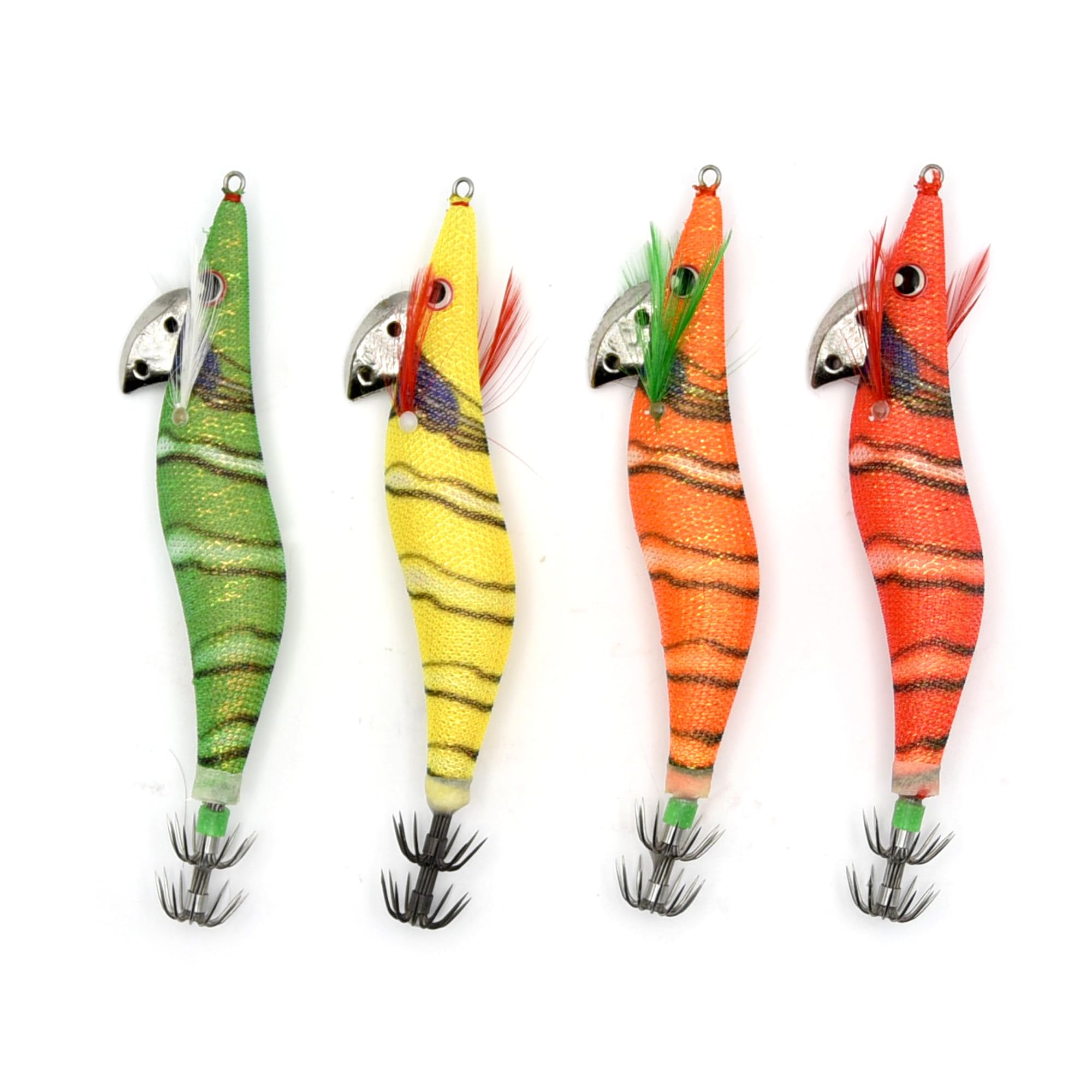 AKAMI Totanare SAKANA EGI 2.5-3.0-3.5 Set of 4 Pieces (Size 3.5 - 20 g Sinking)