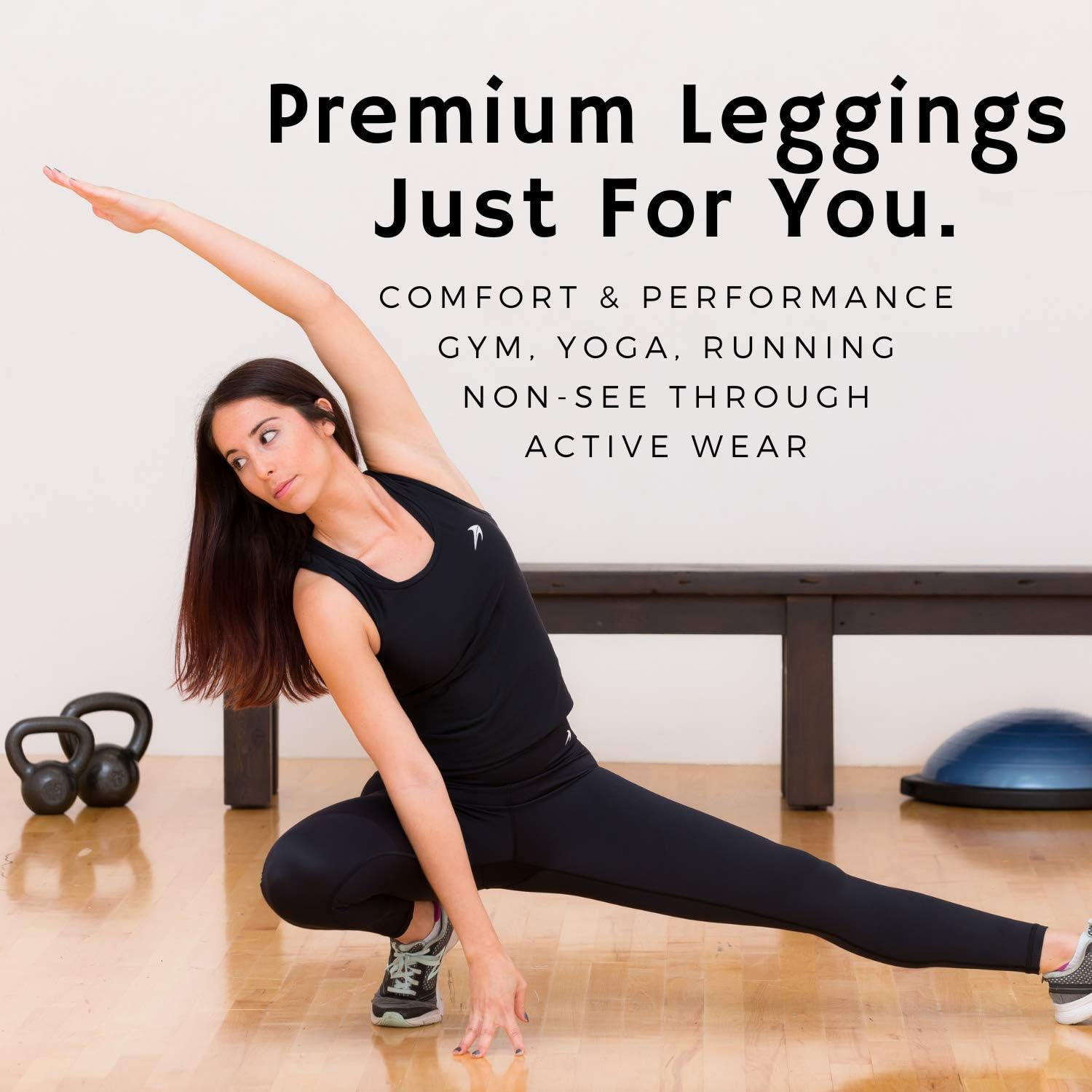 CompressionZ High Waisted Women's Leggings - Compression Pants for Yoga Running Gym & Everyday Fitness : Clothing