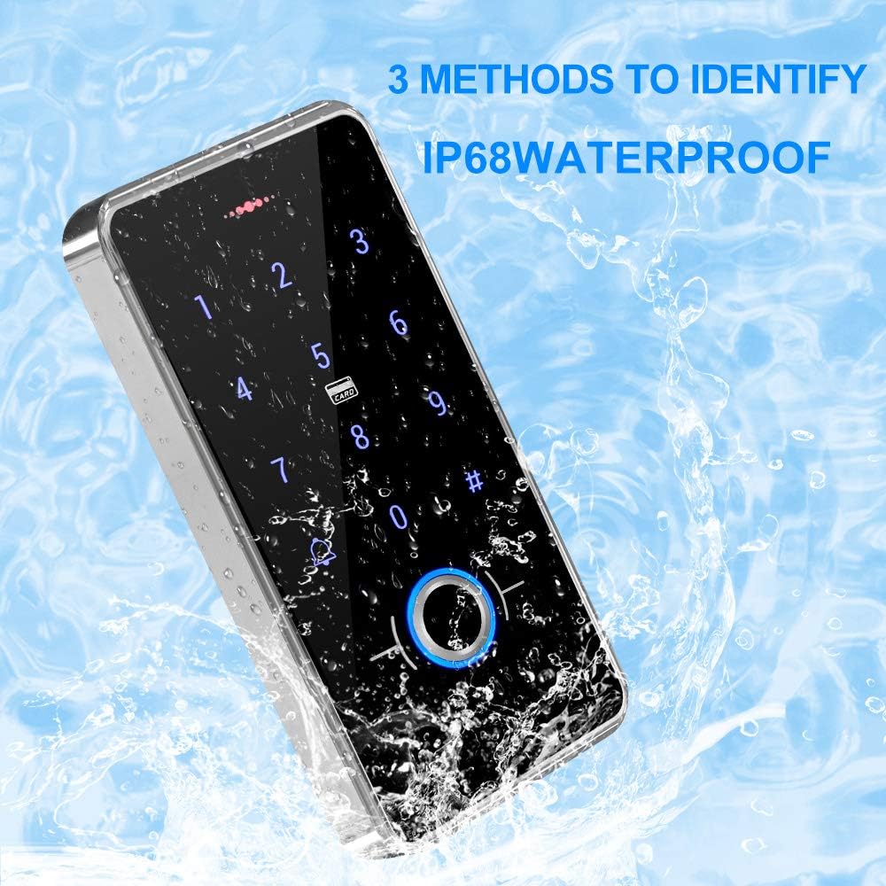 FST IP68 Waterproof RFID Fingerprint Access Control Keypad Biometrics ...