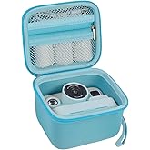 ANKHOH Case for Dylanto/for DUDUDRAGON/for Yehtta/for Gofunly/for LETSHAH Kids Camera Instant Print, 1080P Kid Cameras Storage Organizer Gifts Bag for Printing Paper and Toy Accessories,Blue-Only Box