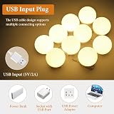 OSDUE Hollywood Mirror Lights 10 LED USB Dimmable 3 Color Modes 9 Brightness view 6