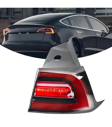 Amazon.com: Right Tail Light Fits 2017-2021 Tesla Model 3 LED