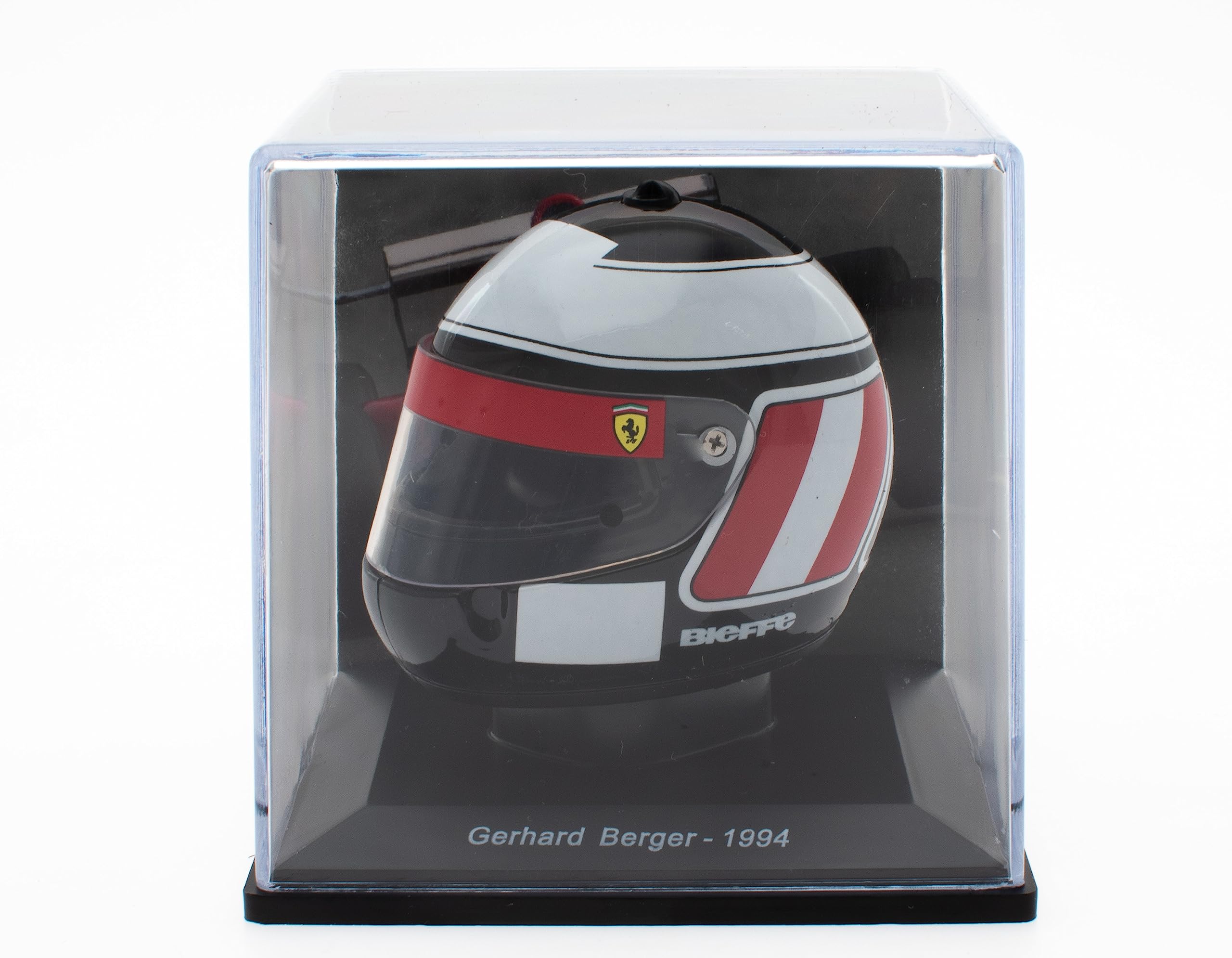 OPO 10 - Formula 1 Helmet Compatible with Ferrari F1: Gerhard Berger 1994-1/5 Scale - CAS17