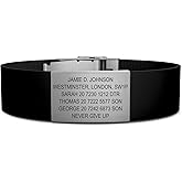 ROAD iD Bracelet - Official ID Wristband - Silicone Clasp Identification Bracelet and Sport ID for Athletes
