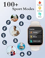RUIMEN Smart Watch 1.85 Full Touch 100+ Sports IP68 5-7d Battery view 3