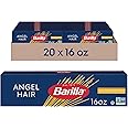 Barilla Angel Hair Pasta, 16 oz. Box (Pack of 20) - Non-GMO Pasta Made with Durum Wheat Semolina - Kosher Certified Pasta