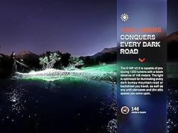 Fenix E18R V2.0 EDC Flashlight, 1200 Lumens USB-C