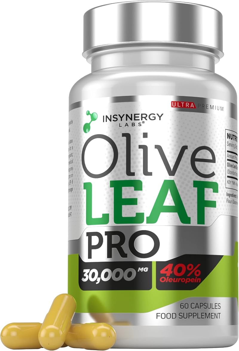 Insynergy Labs Olive Leaf Extract 30000MG 40% Oleuropein Capsules 60 Vegan