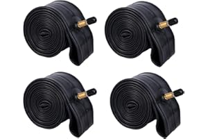 BWSHLF Bike Tube 26/27.5/29 Inch,Schrader Valve 35MM Mountain Bike Inner Tube (4 Pack)