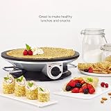 Andrew James Crepe Maker 13 Inch Electric Pancake Griddle 1200W 250°C view 6