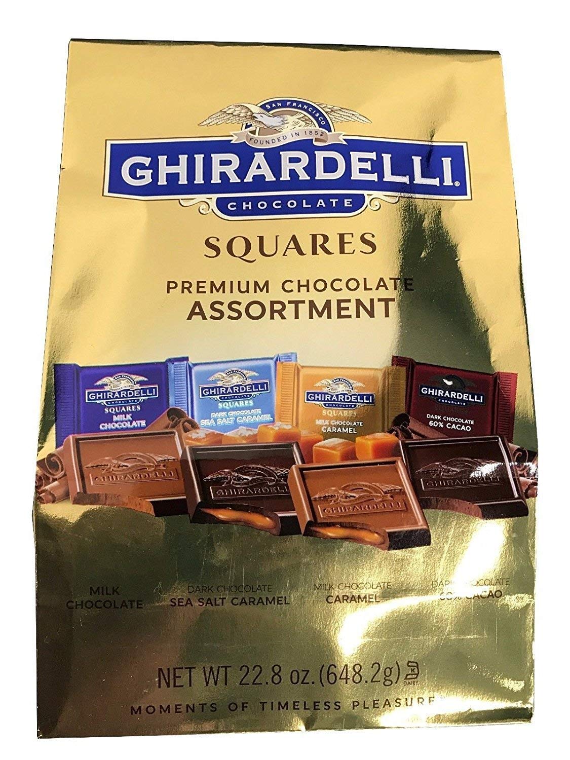 Ghirardelli Gold Assorted 4 Flavors, 22.82 oz Grocery