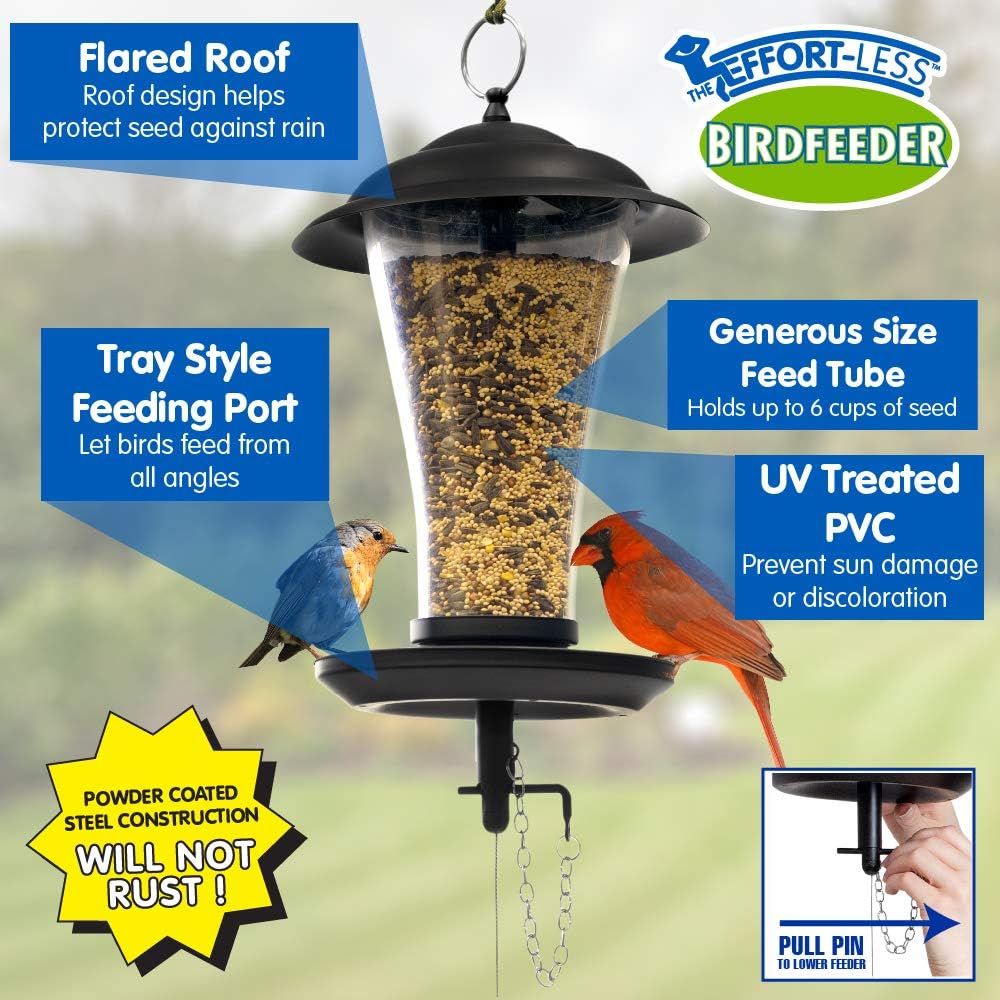 Amazon Com Effortless Products 702bk Wild Bird Feeder Black