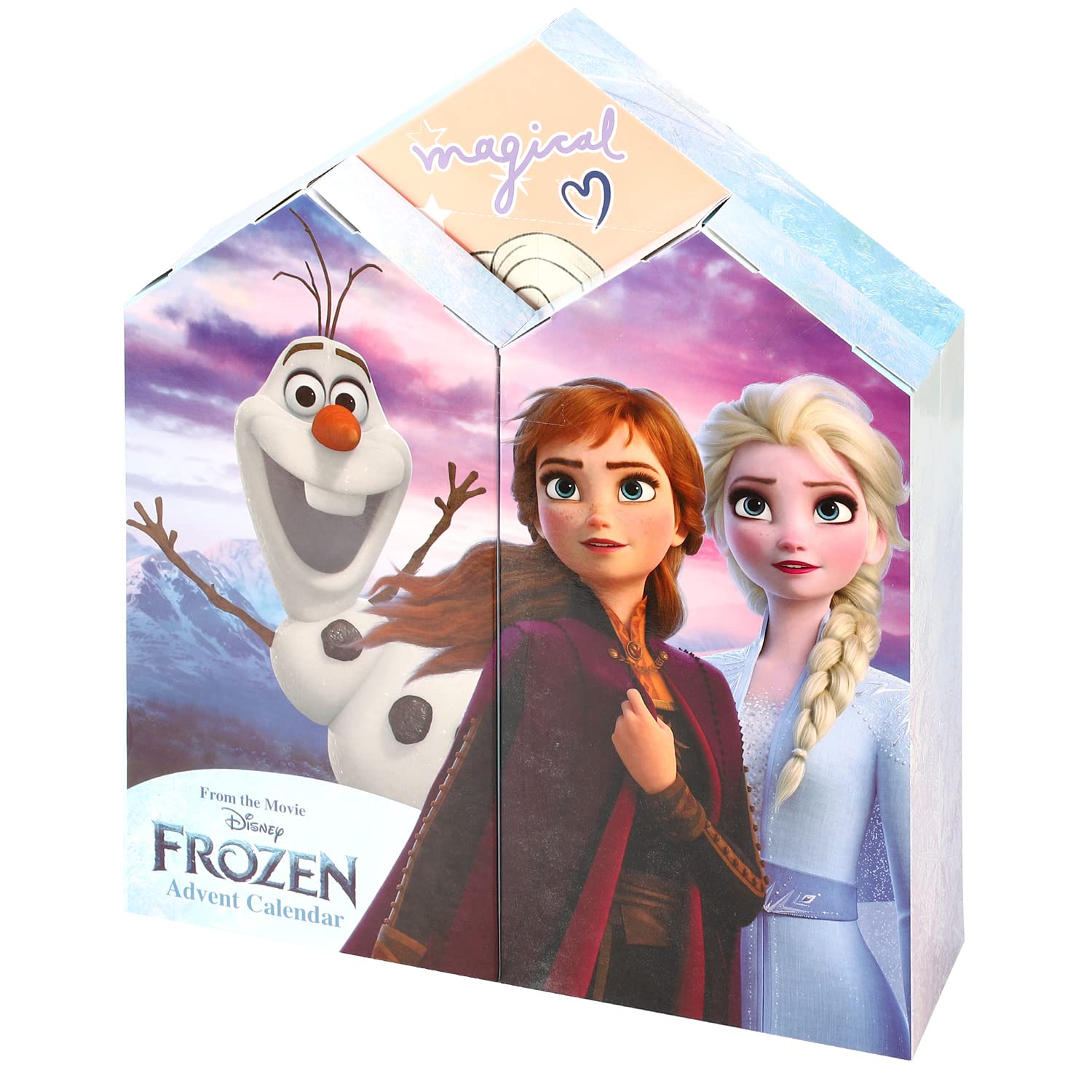 Templar Frozen Advent Calendar Kids Jewellery Hair Xmas Christmas Countdown Fun, Multicolor