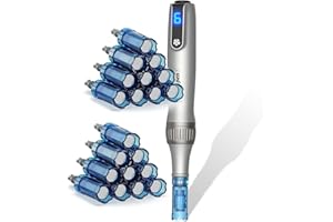 CLETINA Microneedle Roller Pen for Home Use - Microneeding Derma Roller Pen for Women Men - Micro Needle Roller Pen for Skin Tools-0.24MM