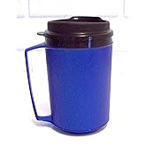 12 Oz Foam Insulated Thermoserv Travel Coffee Mug (Blue)